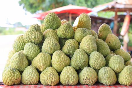 sugar apple in the market.