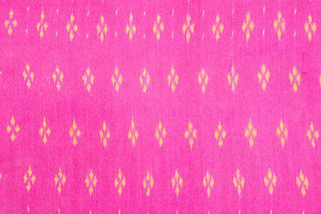 pattern of thai hand made fabric.