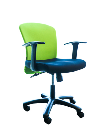 Office chair isolated on white.の写真素材