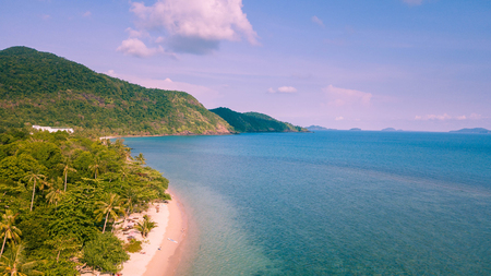 Aerial view. Koh Chang is one of the most beautiful tropical beaches in Thailand