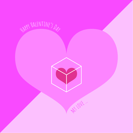 Valentines Day Love Giftのイラスト素材