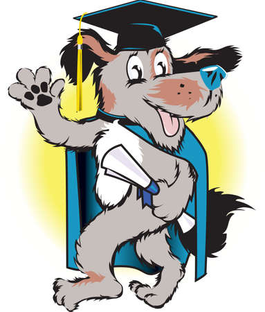 Obedience School Graduateのイラスト素材