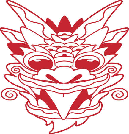 Dragon Maskのイラスト素材