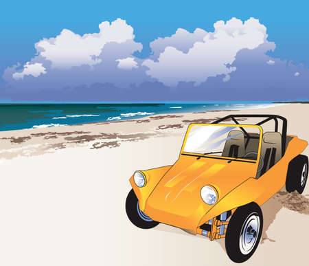 Beach Buggyのイラスト素材
