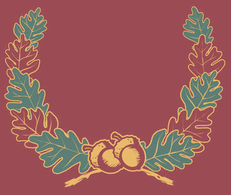 Oak Laurelのイラスト素材