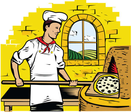 Pizza Chefのイラスト素材
