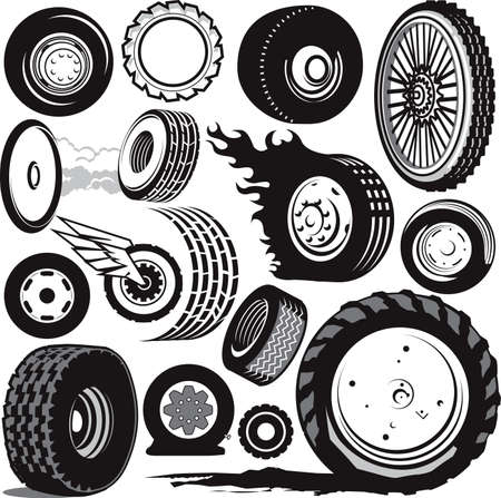 Tire Collectionのイラスト素材