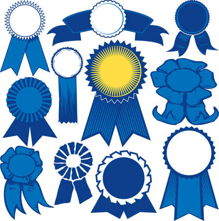 Blue Ribbon Collectionのイラスト素材