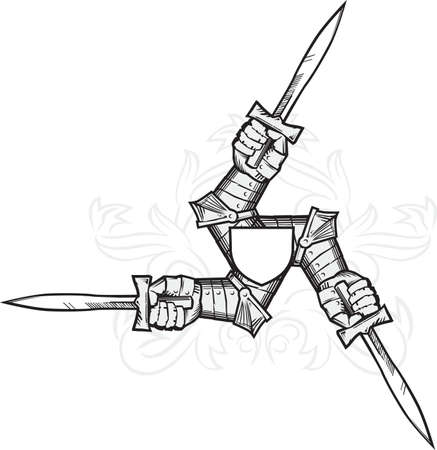 Medieval Triskelionのイラスト素材