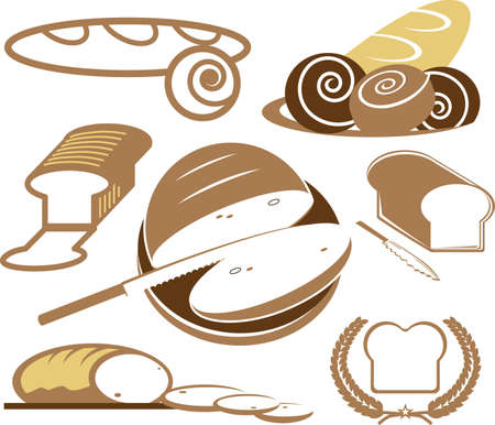Bread Collectionのイラスト素材