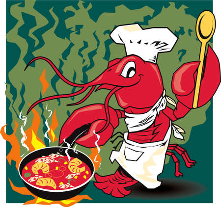 Crawfish Chefのイラスト素材