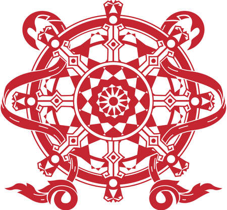 Dharma Wheelのイラスト素材