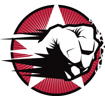 Fist Strike Emblemのイラスト素材