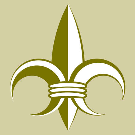 Fleur-de-lis Spearheadのイラスト素材