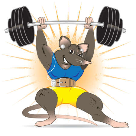 Gym Ratのイラスト素材