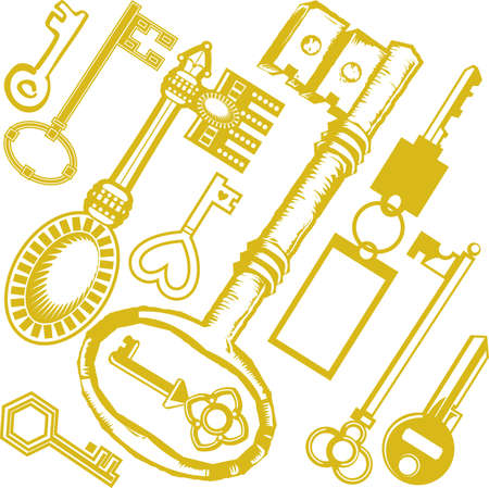 Key Collectionのイラスト素材