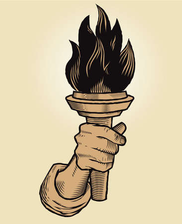 Torch in Handのイラスト素材