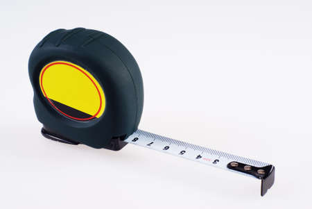 Measurement on the whiteの写真素材