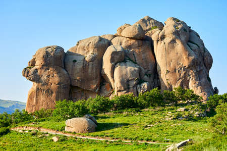 Qingshan district of Hexigten global geopark landscape