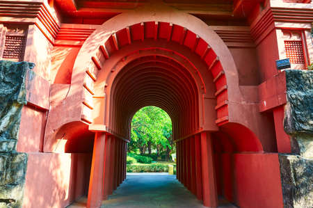 Bhaja chaitya halls, India  at The Window of the World theme park, Shenzhenのeditorial素材