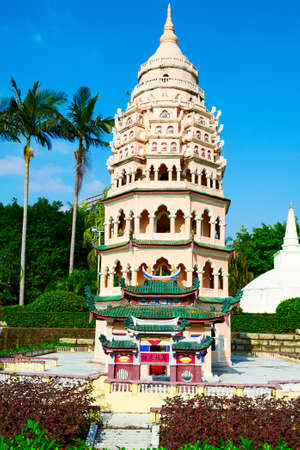Kek Lok Si Temple, Malaysia  at The Window of the World theme park, Shenzhenのeditorial素材