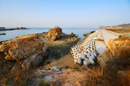 The coast sunrise scenicの写真素材