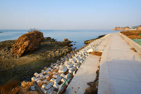 The coast sunrise scenicの写真素材