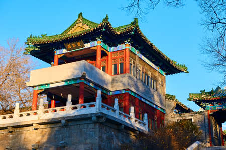 The ancient building Cheng Jiang Pavillon.のeditorial素材