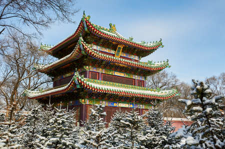The buddhist temple buildings.のeditorial素材