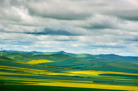 Argun wetland of Hulunbuir grassland landscape.の写真素材