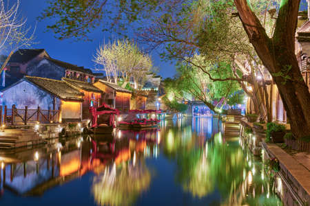 Nanxun Ancient Town, Huzhou City, Zhejiang Provinceの写真素材