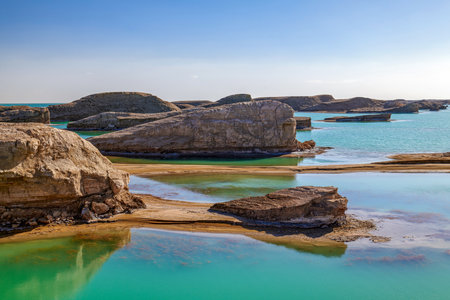 Qinghai Haixi Prefecture Dachaidan Administrative Committee Xitai Area Wusute Water Yadan Scenery