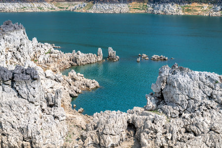 Wanfeng Lake scenery in Xingyi City, Qianxinan Autonomous Prefecture, Guizhou Province, Chinaの写真素材