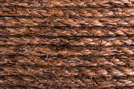 old rope texture background, close up viewの写真素材