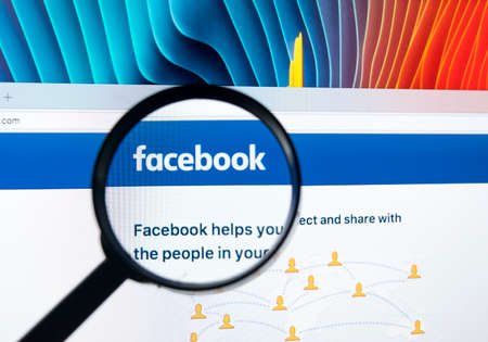 Sankt-Petersburg, Russia, November 20 2017: Facebook homepage, one of the biggest social network...