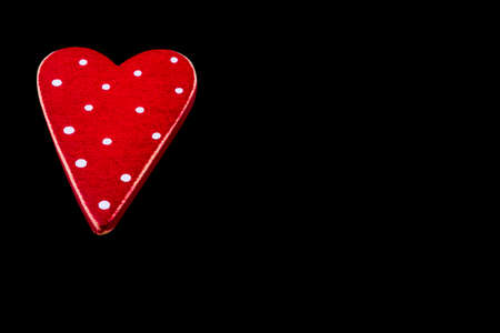 Valentine card. Heart frame. Romantic decoration element for Mothers Day. Valentines Day. Womens Day. Valentines Day greeting card isolated on black background. Heart shape frame. Copy space. Empty spaceの写真素材