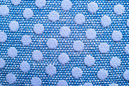 Cotton fabric texture. Linen natural canvas texture with round pattern. Fabric texture. Rough fabric
