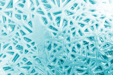 Texture of ice surface. Ice and snow texture background. Abstract scratched ice surface. Frozen...