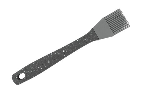 Cooking brush isolated on white background. Silicone cooking brush isolated.の写真素材