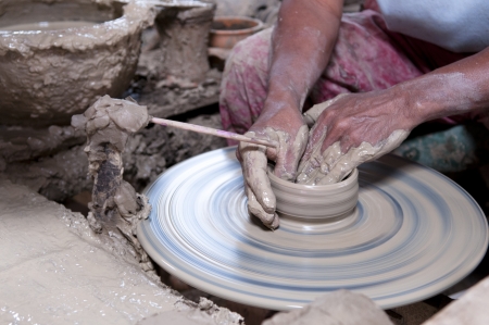 Potter With Smoothing Toolの写真素材