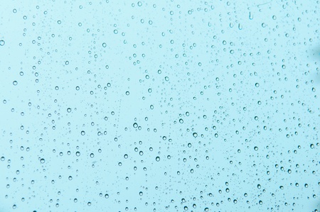 Rainy drop on the mirror