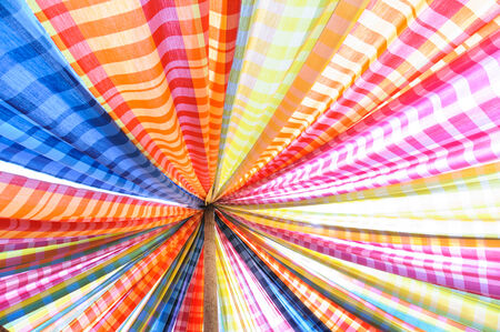 Colorful Thai cotton の写真素材