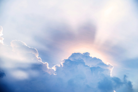 Sunbeam after the clouds.