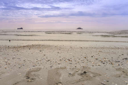 Sunset on thailand beach