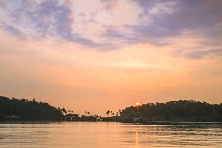 Sunset in Koh Chang, Sunset in Chang Island, Thailand