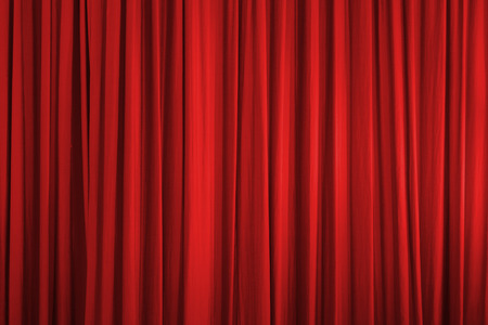 Red curtainの写真素材