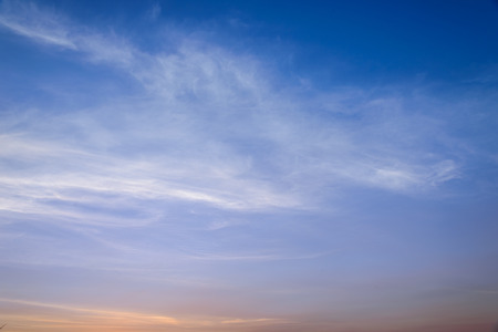 Blue Sky with cloudsの写真素材