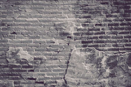 Old brick wall backgroundの写真素材