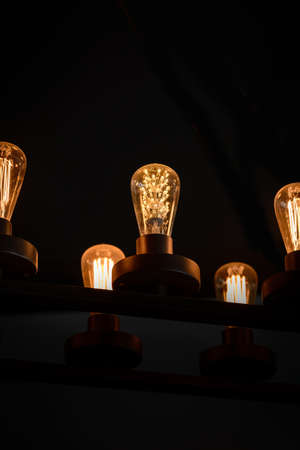 Vintage light bulbの写真素材