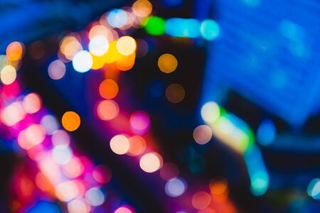 abstract bokeh lights background
